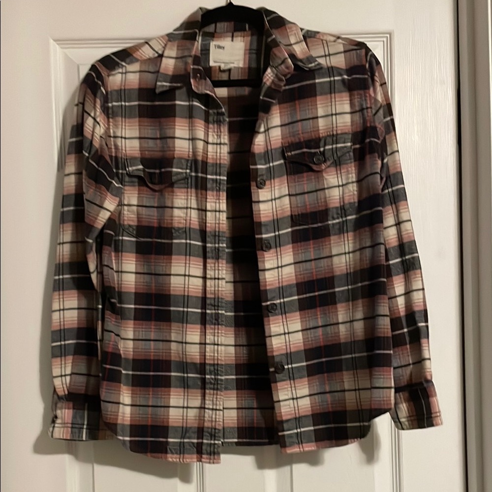 🇨🇦Tilley Plaid Button-Down Shirt